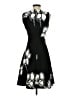 DKNY Graphic Black Cocktail Dress Size 2 - photo 2