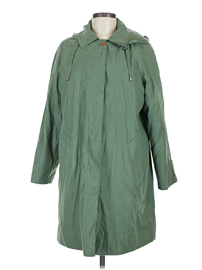 Pre-owned Appleseeds Poncho In Green