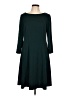 Connected Apparel Solid Teal Casual Dress Size 12 - photo 1