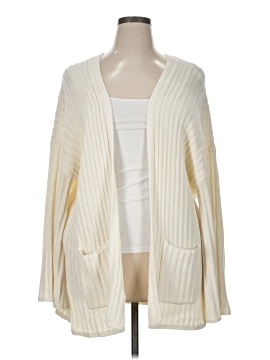 DESIGN - Gilet ras de cou ample en maille - Bordeaux