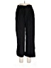 Camellia 100% Rayon Chevron-herringbone Black Casual Pants Size L - photo 1