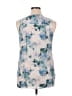 Violet & Claire 100% Polyester Blue Sleeveless Blouse Size XL - photo 2
