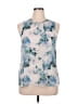 Violet & Claire 100% Polyester Blue Sleeveless Blouse Size XL - photo 1