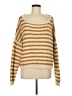 By Together Stripes Gold Pullover Sweater Size M - photo 1