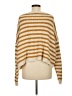 By Together Stripes Gold Pullover Sweater Size M - photo 2