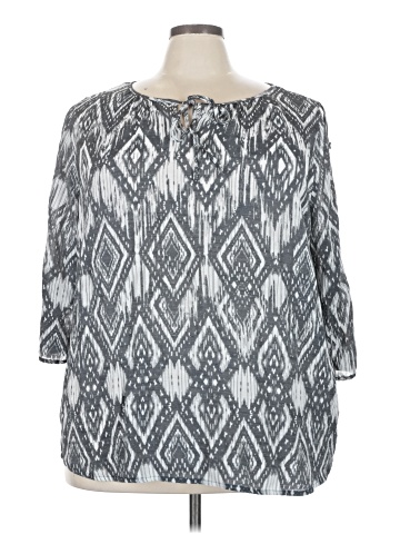 Fred David 3/4 Sleeve Blouse (view 1)