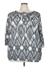 Fred David Argyle Gray 3/4 Sleeve Blouse Size 3X - photo 1