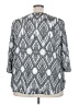 Fred David Argyle Gray 3/4 Sleeve Blouse Size 3X - photo 2