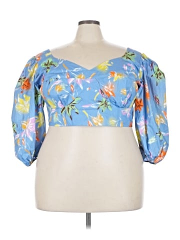Tanya Taylor 3/4 Sleeve Blouse (view 1)