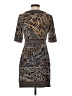 BCBGMAXAZRIA Print Multi Color Gray Casual Dress Size S - photo 2