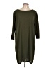 Gap Solid Green Casual Dress Size L - photo 1