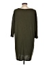 Gap Solid Green Casual Dress Size L - photo 2