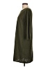 Gap Solid Green Casual Dress Size L - photo 5