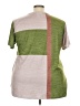 Bebe Color Block Green Short Sleeve T-Shirt Size 5X - photo 2