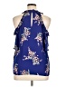 Collective Concepts 100% Polyester Blue Sleeveless Blouse Size XL - photo 2