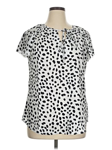 SimpleFun Short Sleeve Blouse (view 1)