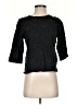 J.Crew Black 3/4 Sleeve Top Size S - photo 1
