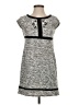 Perceptions Tweed Gray Casual Dress Size 4 (petite) - photo 1