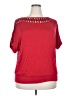Alyx Red Short Sleeve Blouse Size 2X - photo 1