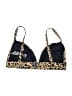 Topshop Animal Print Gold Swimsuit Top Size 16 - photo 2