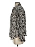 Free People 100% Polyester Animal Print Silver Long Sleeve Blouse Size S - photo 5