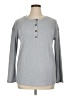 Assorted Brands Gray Long Sleeve Henley Size L - photo 1