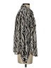 Free People 100% Polyester Animal Print Silver Long Sleeve Blouse Size S - photo 4