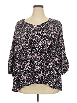 Terra & Sky 3/4 Sleeve Blouse