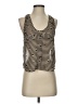 Poetry Clothing 100% Polyester Silver Gray Sleeveless Blouse Size S - photo 1