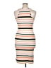No Boundaries Stripes Orange Casual Dress Size L - photo 2