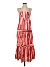 Shein Stripes Red Casual Dress Size 2 - photo 1