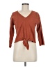 TeXTURE & THREAD Madewell 100% Cotton Orange Cardigan Size M - photo 1