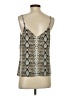 Banana Republic 100% Polyester Silver Tank Top Size S - photo 4