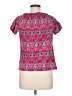 Chaps 100% Cotton Pink Short Sleeve Blouse Size M - photo 2