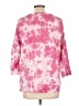 Style&Co Sport Tie-dye Pink Pullover Sweater Size L - photo 2