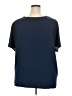 Shein Curve 100% Polyester Blue Short Sleeve Blouse Size 4L - photo 2