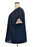 Shein Curve 100% Polyester Blue Short Sleeve Blouse Size 4L - photo 5