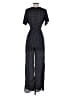 Fashion Union 100% Polyester Polka Dots Black Jumpsuit Size 4 - photo 2