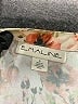EMALINE 100% Polyester Floral Tan Short Sleeve Blouse Size S - photo 7