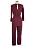 Old Navy 100% Rayon Solid Burgundy Jumpsuit Size M - photo 2