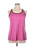 FILA 100% Polyester Pink Tank Top Size XL - photo 1
