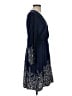 Old Navy 100% Rayon Paisley Blue Casual Dress Size S - photo 4