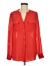 Premise Studio 100% Polyester Red Long Sleeve Blouse Size M - photo 1