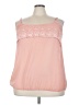 Torrid 100% Polyester Pink Sleeveless Blouse Size 3X Plus (3) - photo 1