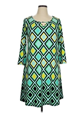 Kaari Blue Casual Dress (view 1)