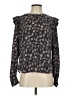Evereve 100% Polyester Black Long Sleeve Blouse Size S - photo 1
