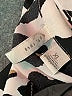 C established 1946 Animal Print Ivory Long Sleeve Blouse Size XL - photo 7