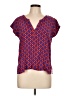 Escapada 100% Rayon Red Short Sleeve Blouse Size L - photo 1