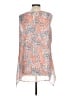 Fever 100% Polyester Orange Sleeveless Blouse Size L - photo 2