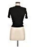 Collusion 100% Viscose Black Short Sleeve Turtleneck Size 6 - photo 1